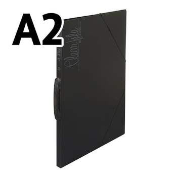 문화 651PBO32 클리어 화일 A2 흑색 F420-91