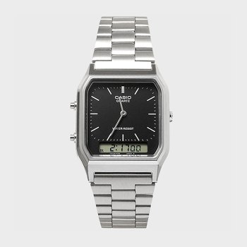 CASIO 카시오 AQ-230A-1D 빈티지 레트로 듀얼 전자시계