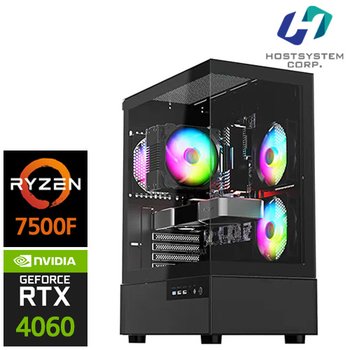 AMD 라이젠 7500F RTX 4060 게이밍 조립컴퓨터 롤 피파 발로란트 로스트아크 배그 PC 본체