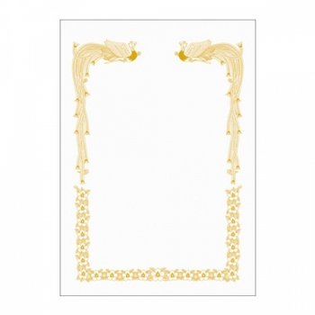 우진 금박상장용지 20매 PR12 /A4 160g /76278