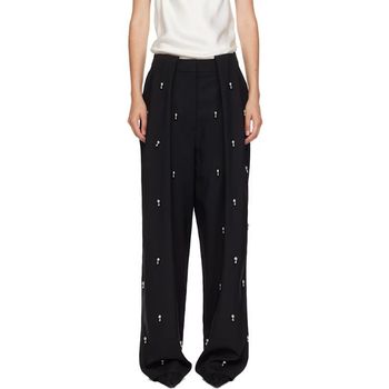 스텔라 맥카트니 블랙 스피어 자수 벌룬 슬랙스 640290SSA36 TP859313704 140736730