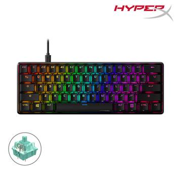 하이퍼엑스 알로이 오리진 60 RGB PBT 아쿠아축 유선 게이밍 키보드
