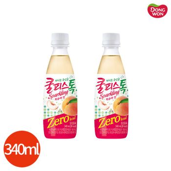 동원 쿨피스 톡 제로 복숭아 340ml x 24개[35000219]