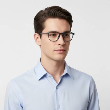 (푸마 고글 증정) 무슈 블랑 안경테 MS-FABRICE 377 스퀘어 뿔테 안경 1582321