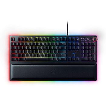 [해외] 영국 레이저 기계식키보드 Razer Huntsman Elite - Mechanical Gaming Keyboard Premium with Li