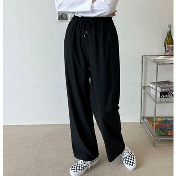 여성 TNDB9032 밴딩 데일리 팬츠 와이드 클래식 4컬러 1P 스판