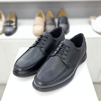 323038 경량 줄무늬 포인트 남성 4cm 굽 구두 블랙 SW1 LEE75938