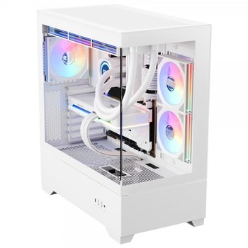 싸이번 LIMPID SC-X7 BTF 화이트 (미들타워)