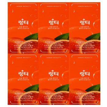 링티 수분 콜라겐 블러드오렌지맛 11.5g x 10포 6박스 (S15615622)
