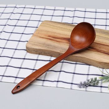 옻칠 목국자 나무 요리 국자 장미목옻칠 우드국자 27A 나무국자 옻칠국자