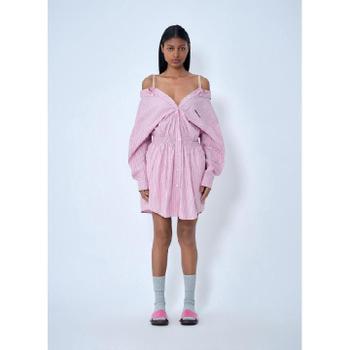 미우미우 여성 Striped Poplin Dress miu0263001pin