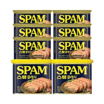 스팸클래식 200g x6캔 + 340g x2캔