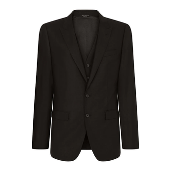 돌체앤가바나 슬림 핏 쓰리 피스 수트 GK3XMTFU3H1 TP