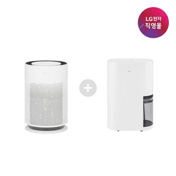 엘지전자㈜ [신세계백화점][LG전자 직영] 세트상품 AS186HWWA+DQ154MWGA (공기청정기+제습기)