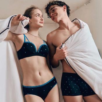 비너스 하트프린트 트윙글삼각햄 팬티[SPTD593H] SPTD593H_W