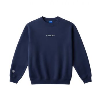 [해외] OpenAI Chat GPT Crewneck Navy 오픈AI 챗 지피티 크루넥 네이비