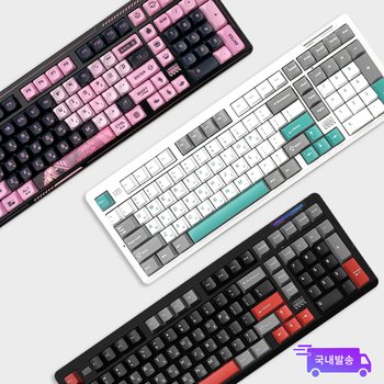 [국내배송] 한국버전 AULA x LINGBAO K98 무선 한글 기계식키보드 회목축 게이밍키보드