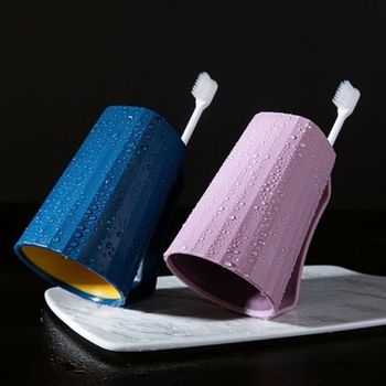 공중부양 CSBA7518 칫솔컵 데일리 물빠짐 거꾸로 클래식 양치컵