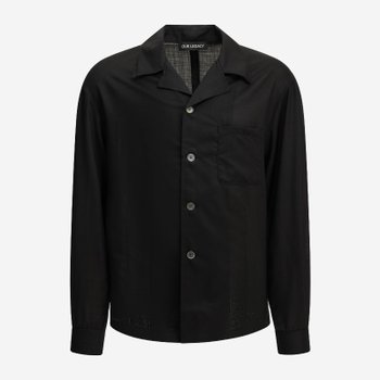 [해외] [해외배송] 아워레가시 프라이빗 버진 울 캠프칼라 셔츠 M4262PVB BLACK