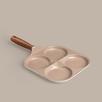 IH 세라믹 코팅 4구 에그팬 팬케이크팬 24x24cm