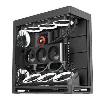 HAVN HS 420 VGPU 미들타워 케이스 블랙 한미마이크로닉스