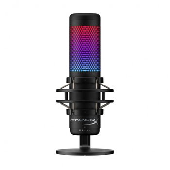 [해외] HyperX QuadCast S 스탠드 아론 마이크 RGB 라이팅 HMIQ1S-XX-RGG (4P5P7AA)