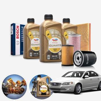 볼보 S80 2.4d 디젤 토탈쿼츠 이네오 넥스 5W30 5W40 합성엔진오일 필터