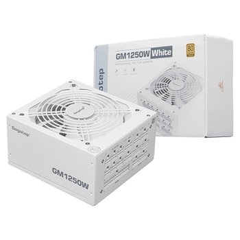 Segotep GM1250W 80PLUS골드 풀모듈러 ATX3.1 화이트 (정격 컴퓨터 파워서플라이)