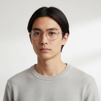 블랑 안경테 BL-ROMANE 704 스퀘어 메탈 안경 1582088