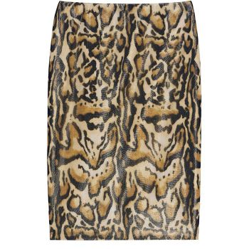 [해외] 25 FW  사이드 지퍼 후크 클래식핏 실크 조르젯 호블 미디 스커트 92121181