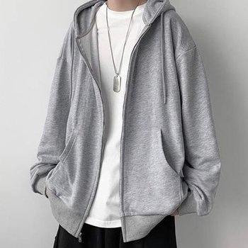 가벼운 남성 IS-JK38 후드집업 디자인 회 (WFI0VFY)