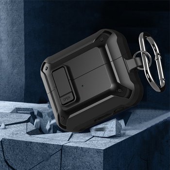 에어팟 프로1 케이스 컬러핏 분실방지 버클락 하드 케이스