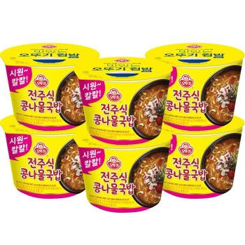 오뚜기 컵밥 전주식 콩나물 국밥 294.8g X 6개 (S50216311)
