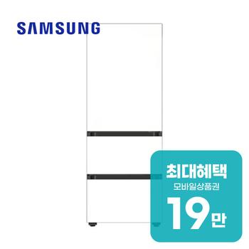 삼성 비스포크 김치플러스 3도어키친핏 김치냉장고 313L RQ33DB7411APW6 렌탈 60개월 월 68900원