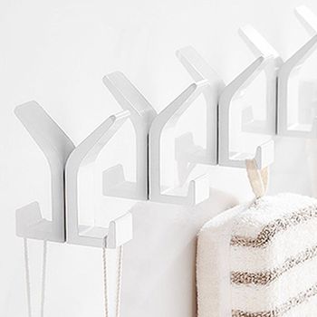 s328 블랙앤화이트 후크 걸이 화이트 매직후크 7027B