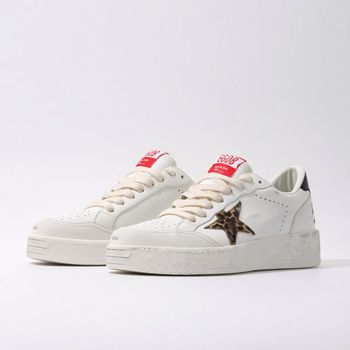 GOLDEN GOOSE 골든구스 26FW 볼스타 스니커즈 레오파드 포니스킨 스타 (GWF00804 F007323 10889)