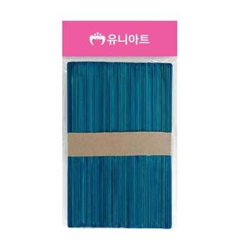 하드바 칼라 대 파랑 나무막대 아이스크림막대 하드막대기