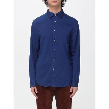[해외] 타미힐피거 Mens Shirt Tommy Hilfiger MW0MW40498 Blue 0GY [관부가세포함]