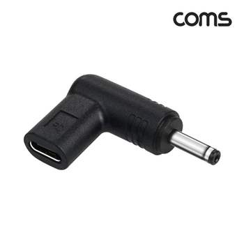 TBZ Coms C타입 to DC 19.5V 변환 PD 젠더 3.5x1.35 꺾임 IH662