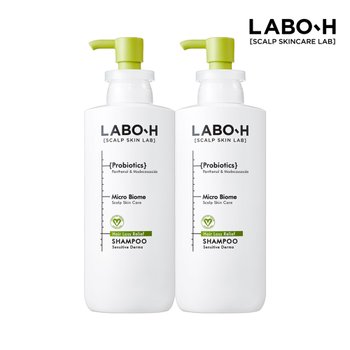 라보에이치 샴푸 민감더마 400ml 2개