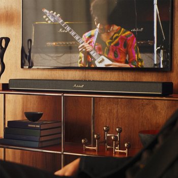 [해외] Marshall 마샬 헤스톤 120 사운드 바 홈시어터 TV 사운드바 고출력 저음강화 가정용 선물용