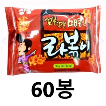 싱싱 라볶이 과자 30g x 60개 대용량 추억의 옛날 불량식품 (S51639786)