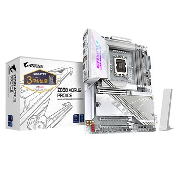 기가바이트 Z890 AORUS PRO ICE 메인보드 (LGA1851/DDR5/ATX) 피씨디렉트