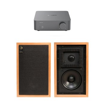WiiM(윔) Vibelink Amp + Graham Audio LS3/5A 오디오 스피커