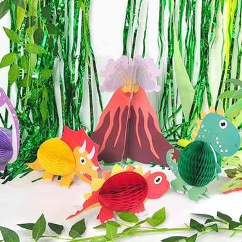 파티 BX55KP73 허니컴 세트 공룡A 벽장식 홈파티소품 파티소품