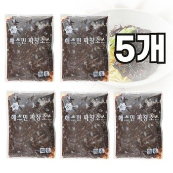 해스민 짜장소스 250g x 5개 건더기가득 짜장면/J