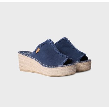 [해외] [TONIPONS - ITACA] 토니폰즈 에스파듀 플랫폼 웨지 슬링백 슬리퍼 샌들 MARI 네이비