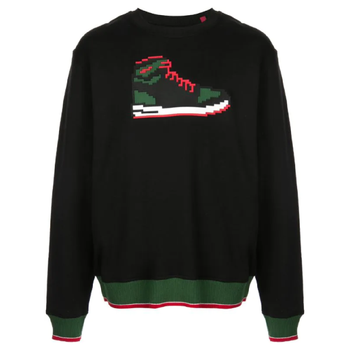 26 SS Mostly Heard Rarely Seen 8 Bit 레드 스니커즈 스웨트셔츠 MHEB08AIK16 TP429