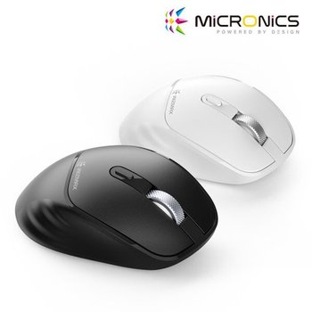 마이크로닉스 WIZMAX 무소음 블루투스5.0 무선 듀얼마우스 W202TW