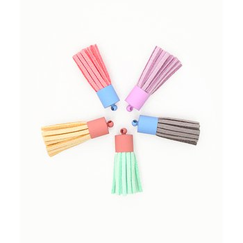 중국 패션스타트 파스텔 스웨이드 태슬 세트_35mm (75267)